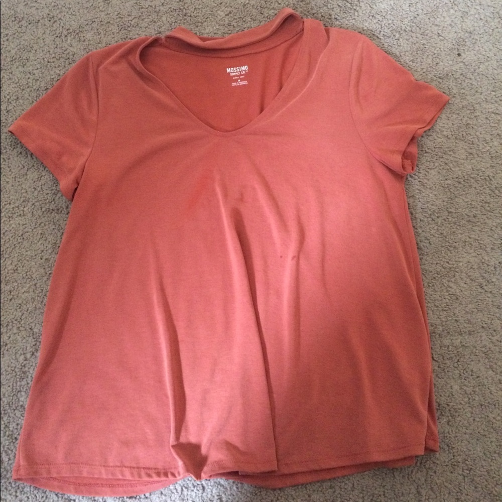 Light weight burnt orange tee